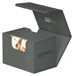 Ultimate Guard Grey 80+ Monocolor Sidewinder Deck Case Card Storage Box ccg mtg - Image 4
