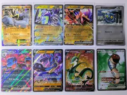 8 Card Pokemon TCG Lot - EXs, V, Full Arts, PokeBall Holo - NM & LP - Image 1