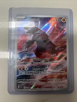 Pokemon TCG Card Groudon 199/182 Paradox Rift Illustration Rare Holo - FAST SHIP - Image 5
