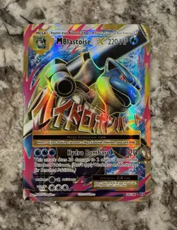 Mega Blastoise EX 102/108 Full Art Ultra Rare Holo XY Evolutions Pokemon Card - Image 1