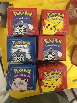 23K Gold Plated PIKACHU Trading Card 1999 Burger King Pokemon Ball Complete New! - Image 1