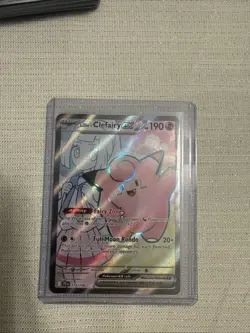 Pokemon Journey Together Lillie's Clefairy EX Holo TCG Card 173/159 - Image 1