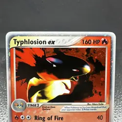 Pokemon TCG Typhlosion EX Sandstorm Holo Ultra Rare Card 99/100 LP/NM - Image 3