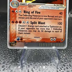 Pokemon TCG Typhlosion EX Sandstorm Holo Ultra Rare Card 99/100 LP/NM - Image 4