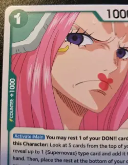 Jewelry Bonney ST02-007 Common The Best Vol. 2 One Piece Card Game - Image 2