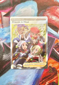 Friends in Hisui 148/159 Crown Zenith Full Art Holo Ultra Rare Card NM Condition - Image 1