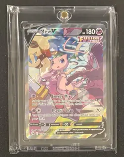Pokemon TCG Mew V Alternate Full Art Holo Rare Card 251/264 Fusion Strike NM M - Image 1