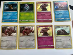 Pokemon Detective Pikachu Holo Lot - 8 Cards (MP-LP Condition) - Image 1