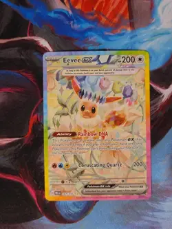 Pokemon Eevee EX Prismatic Evolutions Card 167 Special Illustration Rare NM-MT - Image 2