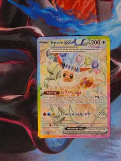 Pokemon Eevee EX Prismatic Evolutions Card 167 Special Illustration Rare NM-MT - Image 3