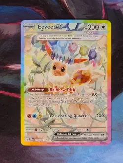 Pokemon Eevee EX Prismatic Evolutions Card 167 Special Illustration Rare NM-MT - Image 5