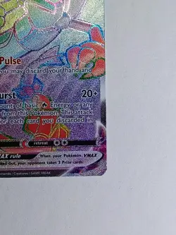 Pokemon TCG Rayquaza VMAX Holo Rainbow Secret Rare Card Evolving Skies 217/203 - Image 5
