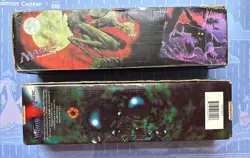 RARE Vintage 1998 Card Storage Box Black Juzam Djinn Magic the Gathering x2 - Image 4