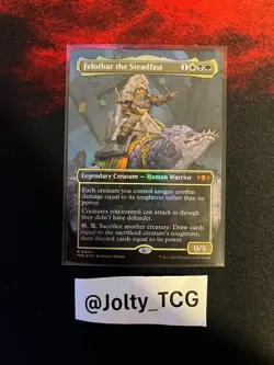 Felothar the Steadfast (Borderless) Commander: Tarkir: Dragonstorm Foil - Image 1