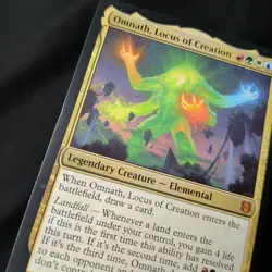 1 x Omnath, Locus of Creation - Foil - Zendikar Rising - Light Play - MTG - Image 5