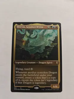 Miirym, Sentinel Wyrm (Foil Etched) Commander Legends: Battle for Baldur's Gate - Image 1