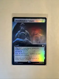 MTG Abandoned Air Temple TLA 0386 R NM FOIL Extended Art - Image 1
