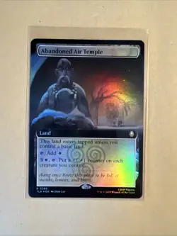 MTG Abandoned Air Temple TLA 0386 R NM FOIL Extended Art - Image 2
