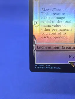 Magic the Gathering Final Fantasy Summon Bahamut 0001 Foil Mythic NM - Image 5