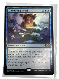 FOIL Disrupting Shoal Ultimate Masters MTG - Condition Shown In Many Pictures - Image 2
