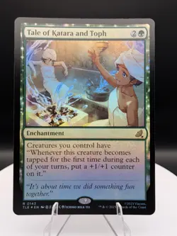 Tale of Katara and Toph FOIL: Avatar ATLA Eternal MTG (NM) - Image 1