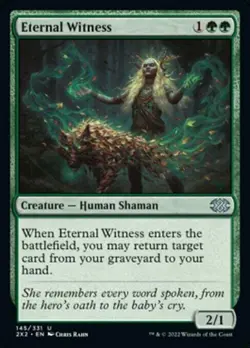 Magic The Gathering MTG ETERNAL WITNESS Double Masters 2022 NM Near Mint - Image 1