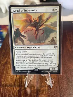 MTG: Outlaws of Thunder Junction Angel of Indemnity R 0009 NM Reg - Image 1