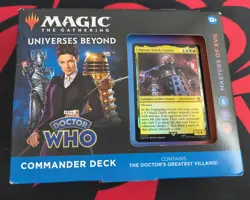 Magic The Gathering Universes Beyond: Doctor Who Masters Of Evil Commander Deck - Image 1