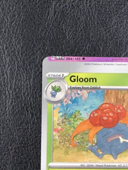 Miscut - Gloom 044/165 MEW EN 151 - Error Misprint - Pokemon TCG - Image 3