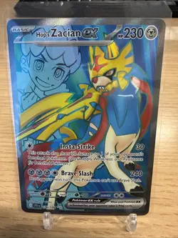 🚀 Hop's Zacian ex 176/159 : Journey Together Holo Pokemon TCG - Image 1