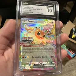 2025 Pokemon ENG - Prismatic Evolutions | Eevee ex #075 | STAMPED | CGC 10 - Image 1