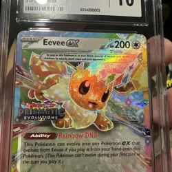 2025 Pokemon ENG - Prismatic Evolutions | Eevee ex #075 | STAMPED | CGC 10 - Image 4