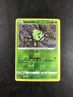 Miscut - Spinarak Ditto 006/078 Pokemon GO - Error Misprint - Pokemon TCG - Image 1