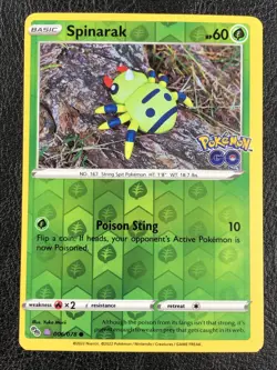 Miscut - Spinarak Ditto 006/078 Pokemon GO - Error Misprint - Pokemon TCG - Image 2