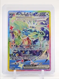 TERAPAGOS EX 2025 POKEMON PRISMATIC SPECIAL ILLUSTRATION RARE Q0646 - Image 1