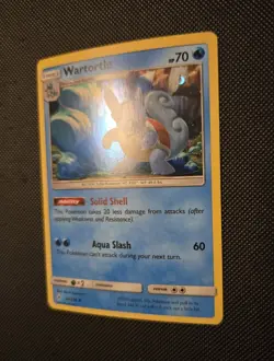 2019 Pokemon TCG Wartortle 34/214 Cosmos Holo SWIRL Unbroken Bonds -NM+ w/ Swirl - Image 2