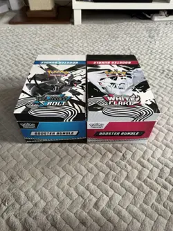 Pokemon Black Bolt & White Flare Booster Bundle Factory Display Cases - Image 1