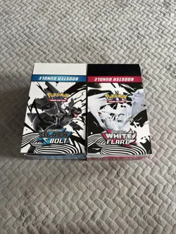 Pokemon Black Bolt & White Flare Booster Bundle Factory Display Cases - Image 2