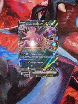 Pokemon Team Rocket's Nidoking ex 119/182 Destined Rivals Double Rare Holo NM - Image 1