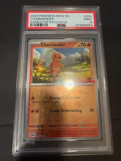 Charmander - (GameStop Exclusive) 004/165 Miscellaneous Cards & Products Reverse Holo for sale online - Image 1