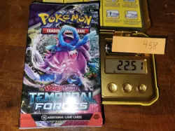 22.51g Temporal Forces Pokemon Booster Pack - Sealed #458 - Image 1