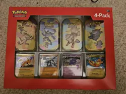 Pokemon 151 - 4 Mini Tins - Sam’s Club Exclusive New Sealed! - Image 1