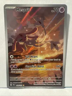 Mesprit 204/191 Illustration Rare Pokemon TCG Surging Sparks Near Mint Condition - Image 1