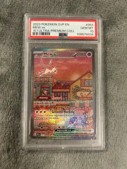 Pokemon Mew ex 151 Ultra-Premium coll. Full Art Promo SVP EN 053 PSA 10 Gem Mint - Image 1