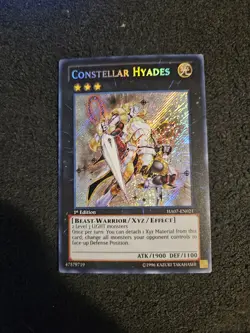 YuGiOh Constellar Hyades HA07-EN021 Secret Rare 1st Edition NM - Image 1