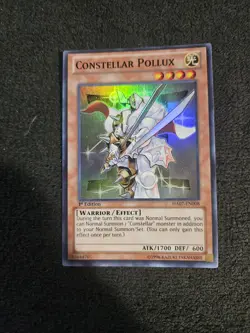 YuGiOh Constellar Pollux HA07-EN008 Super Rare 1st Edition - Image 1
