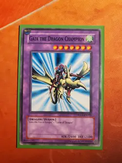 Yugioh - Gaia The Dragon Champion DLG1-EN023 LP - Image 1