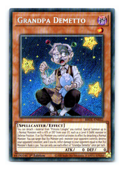 Grandpa Demetto - BROL-EN032 - Secret Rare - 1st Edition - Yugioh - Image 1