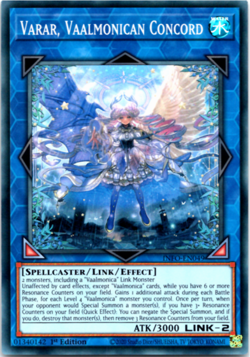 Varar, Vaalmonican Concord - INFO-EN049 - Super Rare - 1st Edition Yugioh - Image 1