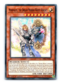 Morpheus, the Dream Mirror White Knight RIRA-EN087 Super Rare 1st Edition Yugioh - Image 1